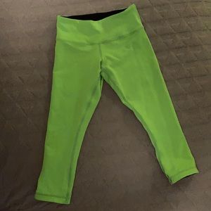Lululemon Wunder Under crop leggings- Reversible